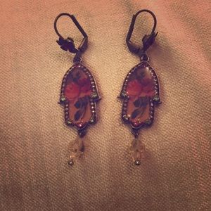 Rare Michal Negrin vintage inspired earrings